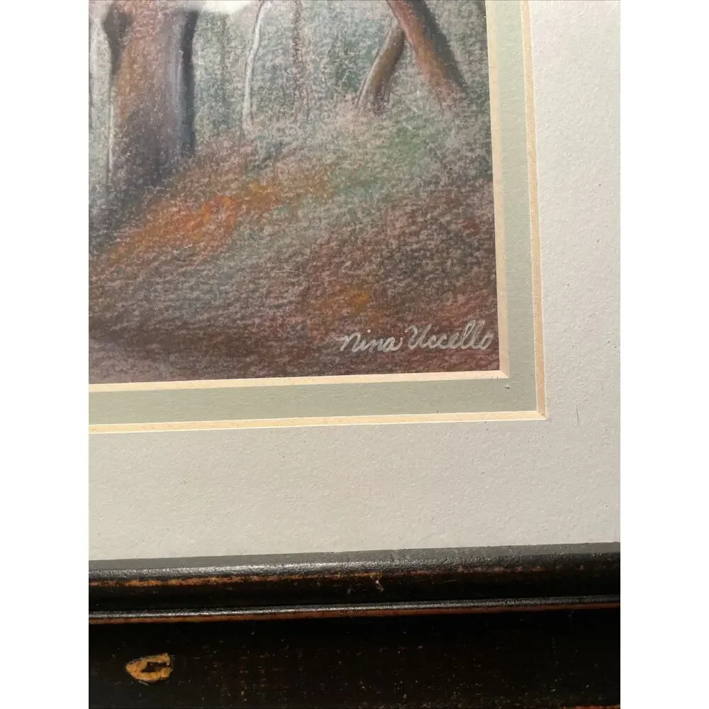 Nina Uccello Edists Island SC Framed Art Signed - Picture 2 of 6